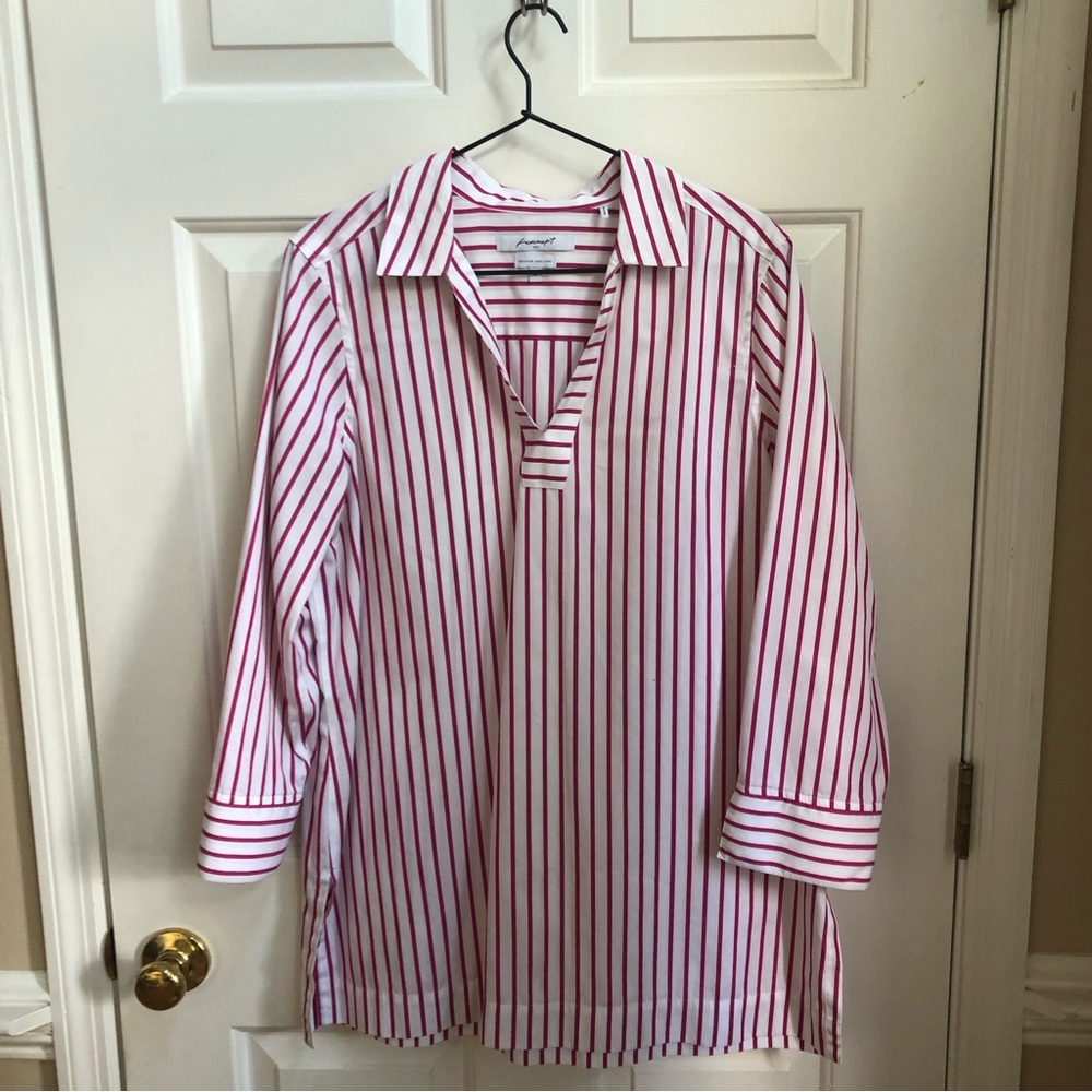 FoxCroft Heritage  non iron stripped top
